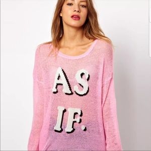 ISO Wildfox As If Sweater Size small